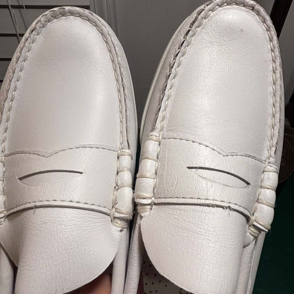 Sebago Mens Dan Polaris RGB White Loafers & Slip Ons Penny Shoes Size 9.5 - Picture 10 of 12